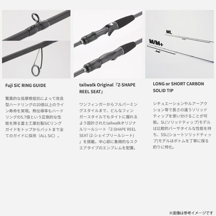 楽天市場】○テイルウォーク B-ブリーマー SSD C73ML/SL-T (ベイト 