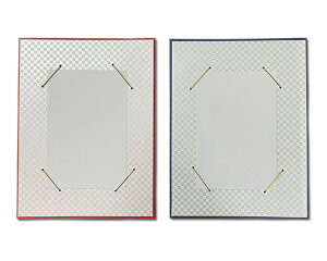 【書道用品】はがき掛 ICHIMATSU 市松模様 はめ込み式 縦横 自由自在 卓上 スタンド 和柄 書道用品