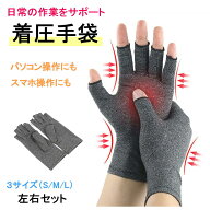 最安値/ 手指サポーター 着圧 手袋サポーター 手首 手指 サポート バネ指 関節炎 腱鞘炎 親指 サポーター…