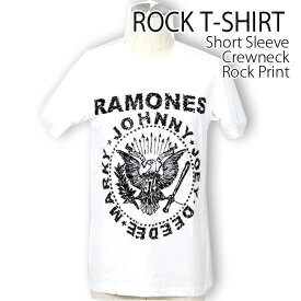Ramones Tシャツ ラモーンズ イーグル ロゴ ロックTシャツ バンドTシャツ 半袖 メンズ レディース かっこいい バンT ロックT バンドT ダンス ロック パンク 大きいサイズ M L XL 2XL 春 夏 おしゃれ Tシャツ ファッション