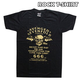 Avenged Sevenfold Tシャツ アヴェンジドセヴンフォールド ロックTシャツ バンドTシャツ 半袖 メンズ レディース かっこいい バンT ロックT バンドT ダンス ロック パンク 大きいサイズ 綿 黒 白 ブラック ホワイト M L XL 春 夏 おしゃれ Tシャツ ファッション