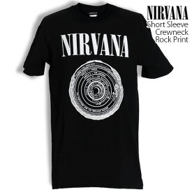 Nirvana Tシャツ ニルヴァーナ ロックTシャツ バンドTシャツ ニルバーナ Circle サークル メンズ レディース ロックT バンドT ロゴ バンド ロゴT ダンス ミュージック ファッション ブラック ホワイト 黒 白 大きいサイズ 綿 100% 春夏 夏物 おしゃれ ファッション
