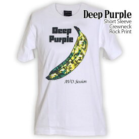 Deep Purple Tシャツ ディープパープル ロックTシャツ バンドTシャツ 半袖 メンズ レディース かっこいい バンT ロックT バンドT ダンス ロック パンク 大きいサイズ 綿 黒 白 ブラック ホワイト M L XL 春 夏 おしゃれ Tシャツ ファッション