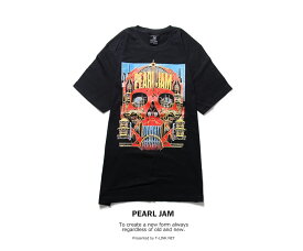 Pearl Jam Tシャツ パールジャム ロックTシャツ バンドTシャツ 半袖 メンズ レディース かっこいい バンT ロックT バンドT ダンス ロック パンク 大きいサイズ 綿 黒 ブラック M L XL 春 夏 おしゃれ Tシャツ ファッション