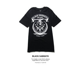Black Sabbath Tシャツ ブラックサバス ロックTシャツ バンドTシャツ 半袖 メンズ レディース かっこいい バンT ロックT バンドT ダンス ロック パンク 大きいサイズ 綿 黒 ブラック M L XL 春 夏 おしゃれ Tシャツ ファッション