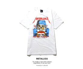Metallica Tシャツ メタリカ ロックTシャツ バンドTシャツ 半袖 メンズ レディース かっこいい バンT ロックT バンドT ダンス ロック パンク 大きいサイズ 綿 白 ホワイト M L XL 春 夏 おしゃれ Tシャツ ファッション