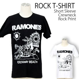 Ramones Tシャツ ラモーンズ ロックTシャツ バンドTシャツ 半袖 メンズ レディース かっこいい バンT ロックT バンドT ダンス ロック パンク 大きいサイズ 綿 黒 白 ブラック ホワイト M L XL 2XL 春 夏 おしゃれ Tシャツ ファッション