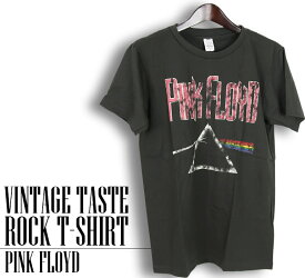 ヴィンテージ風 Pink Floyd Tシャツ ピンク・フロイド Dark Side Of The Moon 半袖 ロックTシャツ バンドTシャツ メンズ レディース かっこいい バンT ロックT バンドT ダンス ロック 大きいサイズ 綿 黒 白 ブラック ホワイト M L XL 春 夏 おしゃれ Tシャツ ファッション