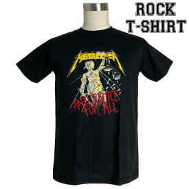 Metallica グラフィック Tシャツ メタリカTシャツ そして全ての為の正義へ ロックTシャツ バンドTシャツ メンズ レディース ロックT バンドT バンT 衣装 ロゴT ダンス ミュージック ファッション ブラック 黒 コットン 綿 100% 春夏 夏物 おしゃれ