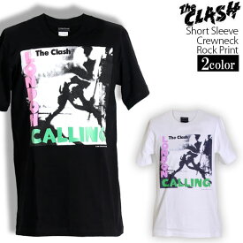 The Clash Tシャツ ザ・クラッシュ ロックTシャツ バンドTシャツ 半袖 メンズ レディース かっこいい バンT ロックT バンドT ダンス ロック パンク 大きいサイズ 綿 黒 白 ブラック ホワイト M L XL 春 夏 おしゃれ Tシャツ ファッション