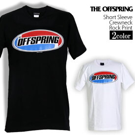 The Offspring Tシャツ オフスプリング ロックTシャツ バンドTシャツ 半袖 メンズ レディース かっこいい バンT ロックT バンドT ダンス ロック パンク 大きいサイズ 綿 黒 白 ブラック ホワイト M L XL 春 夏 おしゃれ Tシャツ ファッション