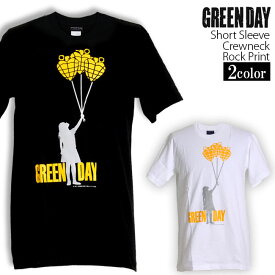 Green Day Tシャツ グリーンデイ ロックTシャツ バンドTシャツ 半袖 メンズ レディース かっこいい バンT ロックT バンドT ダンス ロック パンク 大きいサイズ 綿 黒 白 ブラック ホワイト M L XL 春 夏 おしゃれ Tシャツ ファッション