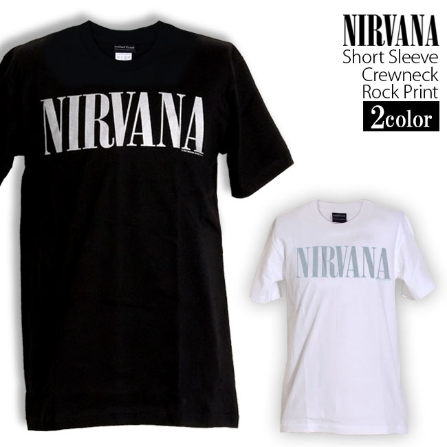 nirvana Tシャツ 半袖 バンド tシャツ ロック メンズ レディース クルーネック ストリート おもしろ 人気 トップス カットソー