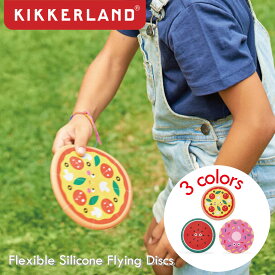 『23年6月度 月間優良ショップ受賞』 KIKKERLAND キッカーランド Flexible Silicone Flying Discs フレキシブル シリコン フライング ディスク フリスビー サイズ Φ14.5×H1cm アウトドア キャンプ ギフト 誕生日 プレゼント