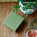 【メール便】マルセイユ石鹸マリウスファーブル オリーブ/100g【サボンドマルセイユ マルセイユ 石鹸 おしゃれ ギフト 石けん せっけん アロマ石鹸 無添加 石鹸シャンプー 固形 洗顔石鹸 オリーブ プレゼント プチギフト ナチュラル】