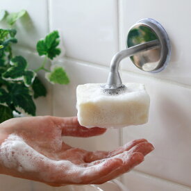 【メール便】石鹸を刺して吊るす石鹸置き DULTON（ダルトン） マグネティックソープホルダー ソープディッシュ【お風呂 風呂場 おしゃれ トレイ 石けん皿 ケース 空中収納 固形石鹸 マグネット】