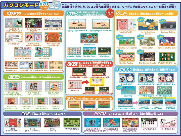 楽天市場】ワンダフルドリームタッチパソコン 「ディズニー 
