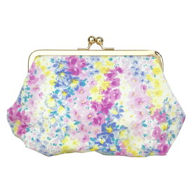 日本製 花柄 がま口コスメポーチ 化粧ポーチ マスクポーチ プレゼント かわいい お手頃 13柄 フラワー 大容量 大きく開く ワンタッチ 小旅行 プチギフト メガネケース 人気 即日発送 無料ラッピング 持ち歩き 綿生地 裏ラミネート