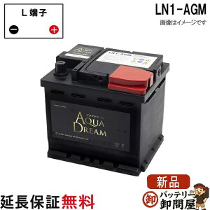 LN1-AGM �A���� DIN�K�i(���B�Ԏd�l �A�C�h�����O�X�g�b�v�ԑΉ��o�b�e���[ �S�[���h GOLD BATTERY �݊� LN1 AGM�^�C�v