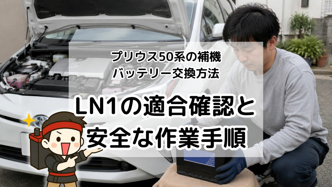 楽天市場 | バッテリー卸問屋 - プリウス50系の補機バッテリー交換方法 