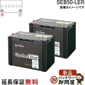2�Z�b�g SEB50 LER L�`�[�q �{���g���t�[�q �T�C�N���o�b�e���[ �~�d�r ���Ɣ��d GS YUASA ���A�T