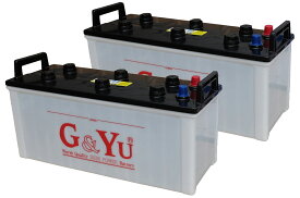 G&Yu [ジーアンドユー] バッテリー HD-130F51 《お得な2個セット》　集配者・バス・トラック・船舶・建設機械用（キャップタイプ）