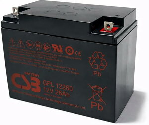 G&Yu GPL12260 B3B�[�q ���^����َ����~�d�r 12V 26Ah ���^ VRLA UPS�E����d�d�����u �ʐM�ݔ� �h�Аݔ� ����Փd��