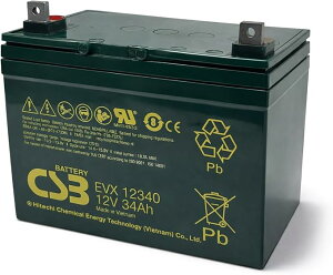 G&Yu EVX12340 B5�[�q ���^����َ����~�d�r 12V 34Ah ���^ VRLA UPS�E����d�d�����u �d���J�[�g �d���Ԃ��� �Z�j�A�J�[ �~�d