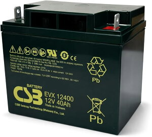 G&Yu EVX12400 B2�[�q ���^����َ����~�d�r 12V 40Ah ���^ VRLA UPS�E����d�d�����u �d���J�[�g �d���Ԃ��� �Z�j�A�J�[ �~�d