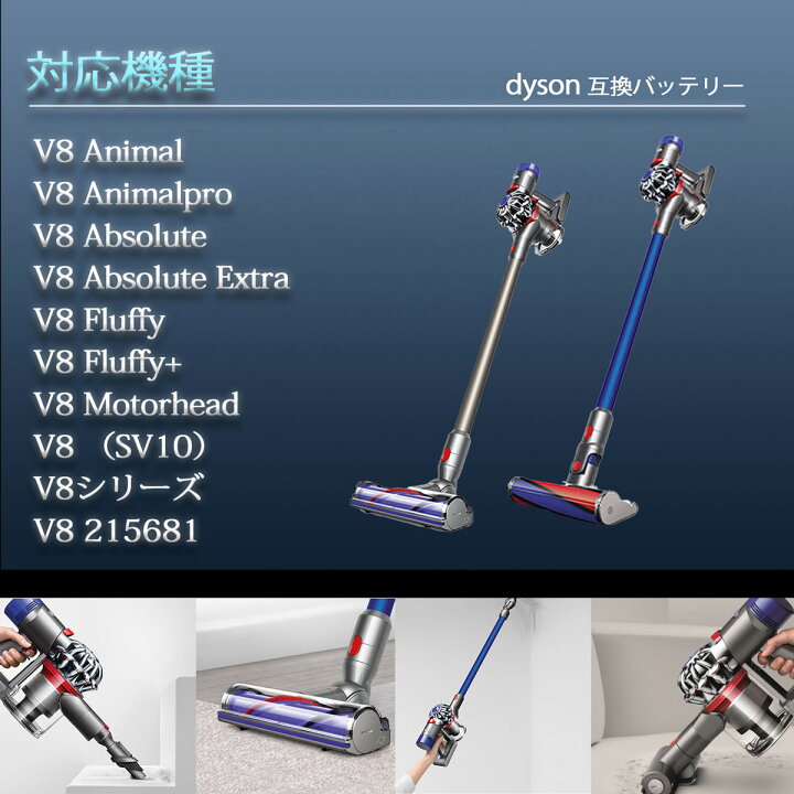 楽天市場】【送料無料】ダイソン V8 （SV10 / SV10 / SV10FF / SV10K 