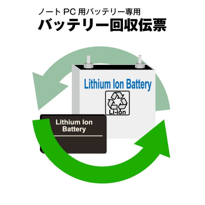 楽天市場 3月日限定 ポイント5倍 ノートpcバッテリー専用 不要バッテリー回収伝票 使用済み廃棄バッテリー Nec 東芝 富士通 Dell Lenovo Hp Asus Mouse など バッテリーストア Com