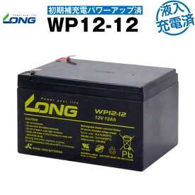 WP12-12・初期補充電済（産業用鉛蓄電池）【サイクルバッテリー】　【新品】■■LONG【長寿命・保証書付き】Smart-UPS 1000 など対応