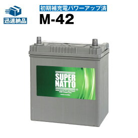 M-42 初期補充電済■カーバッテリー■55B19L 60B19L 55B20L 60B20L互換 コスパ最強！販売総数100万個突破！【最速納品】スーパーナット アイドリングストップ カーバッテリー【新品】