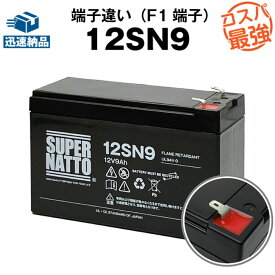 【在庫あり・即納】12SN9 F1端子■ NP7-12,WP1236W,NPH7-12,PE12V7.2,PXL12072,HF7-12,HV7-12,HP6.5-12 と端子違い【安心の動作確認済み製品】■スーパーナット【安心保証付き】【新品 産業用鉛電池】