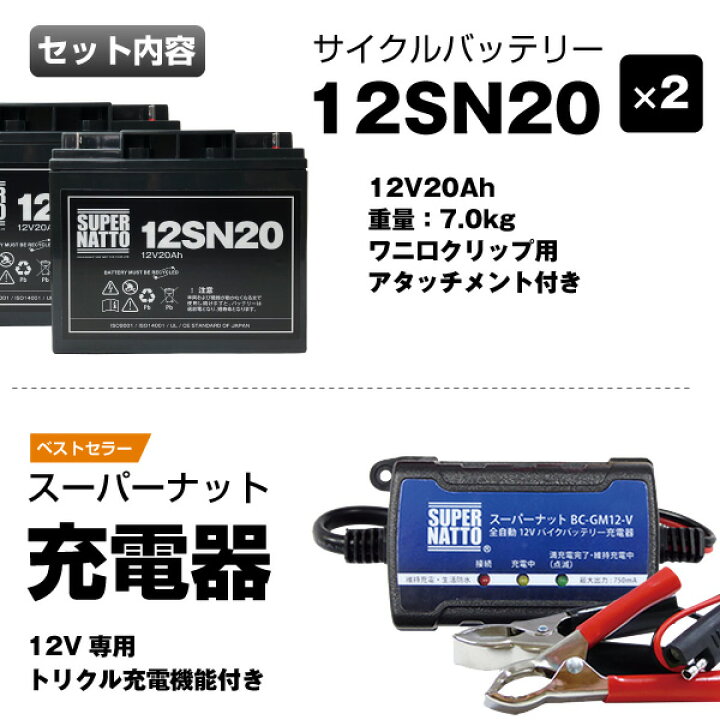 楽天市場】電動リール バッテリー□バッテリー（12V20Ah） 2個 ダイワ 