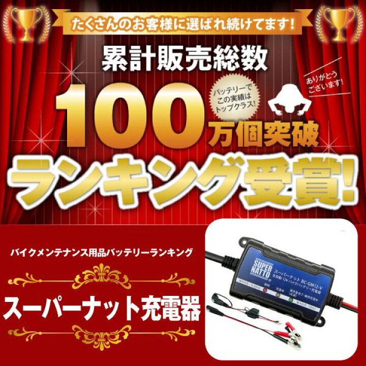 楽天市場】バイクバッテリー充電器+SB3L-B セットバイクバッテリーYB3L-B GM3-3B FB3L-B互換ボルティクス・スーパーナット TZR50,DT125,DT200R,SDR200,SEROW,セロー,XT250T,他(液入済) : バッテリーストア.com 楽天市場】バイクバッテリー充電器+SB3L-B セットバイクバッテリーYB3L-B GM3-3B FB3L-B互換ボルティクス・スーパーナット TZR50,DT125,DT200R,SDR200,SEROW,セロー,XT250T,他(液入済) : バッテリーストア.com