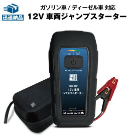 12V車両 ジャンプスターター 急なバッテリー上がりにも安心 12V専用 ピーク電流2000A 電池容量16000mAp 大排気量車にも対応 LED USB ハードキャリーケース付き メンテナンス スーパーナット