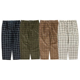 【20倍ポイント】430 FOURTHIRTY フォーサーティー BT-L CORD CHECK CHINO 23-167 チェック チェックパンツ コーデュロイ アクセント カジュアル