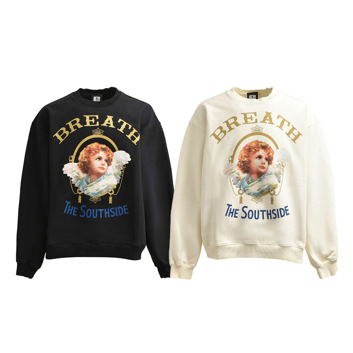 楽天市場】BREATH ブレス SOUTH SIDE ANGEL LOGO CREW SWEAT BR24AW 