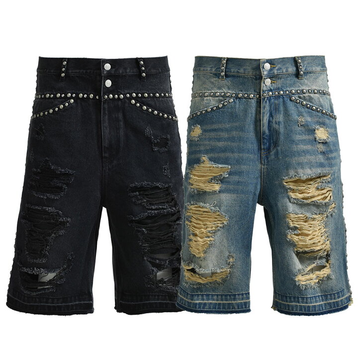 楽天市場】BREATH ブレス SUICIDE STUDS DENIM SHORTS BR25SS-P1013 