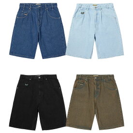HUF ハフ CROMER SHORT PT00317SU25 デニムショーツ ハーフパンツ 短パン 定番アイテム ストリート カジュアル スケーター スケボー