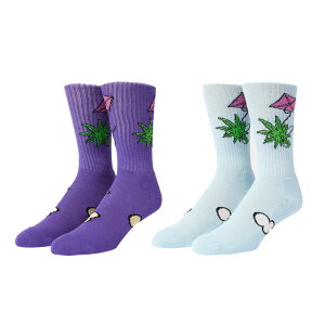 �y2�{�|�C���g�zHUF �n�t AS A KITE CREW SOCKS SK00832SU24 �n�C�\�b�N�X �N���[�\�b�N�X �C�� �L�����N�^�[ ���� �X�g���[�g HUF