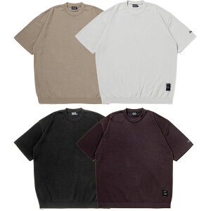 430 FOURTHIRTY �t�H�[�T�[�e�B�[ S/S RLX KNIT C&S 25-011 2025�N3�����א�s�\�� �N���[�l�b�N�Z�[�^�[ �|���V���c ����