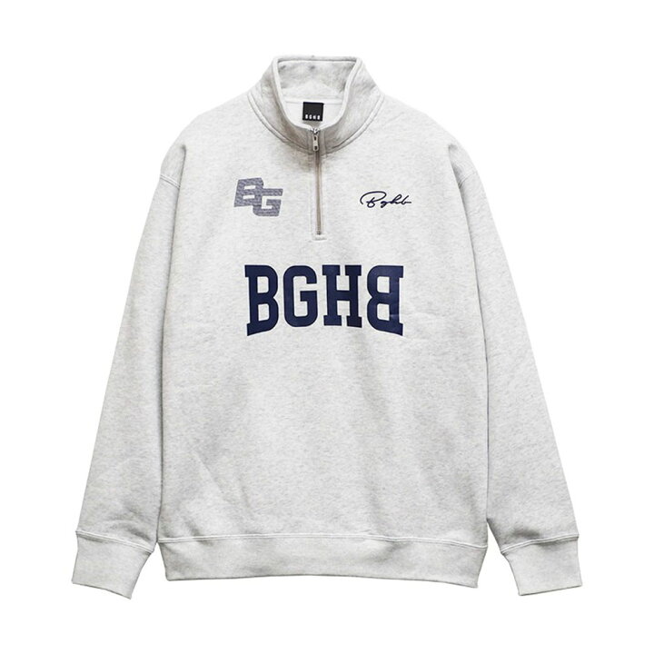 楽天市場】【20倍ポイント】BAGARCH バガーチ HALF ZIP COLLEGE SWEAT 