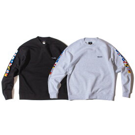 【20倍ポイント】ACAPULCO GOLD アカプルコゴールド C-O-D-E CREW SWEATSHIRT スウェット トレーナー 長袖 ブランドロゴ 刺しゅう ストリート