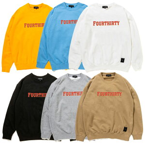 �y2�{�|�C���g�z430 FOURTHIRTY �t�H�[�T�[�e�B�[ NF MECHANIC GIRL C/N SWEAT 26-061 �X�E�F�b�g �g���[�i�[