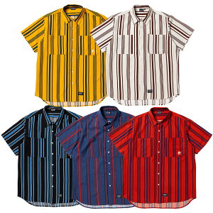 �y2�{�|�C���g�z430 FOURTHIRTY �t�H�[�T�[�e�B�[ S/S DRP STRIPE SHIRT 26-084 �����V���c �X�g���C�v �ĕ�