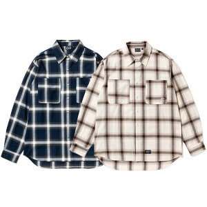 �y2�{�|�C���g�z430 FOURTHIRTY �t�H�[�T�[�e�B�[ L/S OMBRE CHECK SHIRT 26-081 2026�N8�����א�s�\�� �����V���c �`�F�b�N �I�[�o�[�T�C�Y