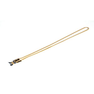 y2{|Cgz9FIVE / nine five iCt@Cu 9five 24k Gold Box Chain Eyewear Lanyard TOX`F[ S[h