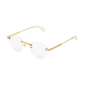 9FIVE / nine five �i�i�C���t�@�C�u�j9five DIME LITE 24k Gold Clear Lens Glasses �T���O���X ���K�l �������X